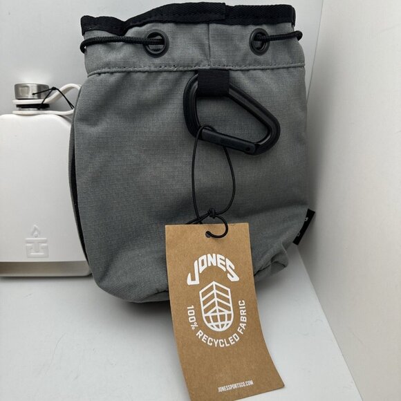 Tempercraft 8oz Stainless Flask w/ D3RBY Bag White Color G1 - Picture 4 of 4